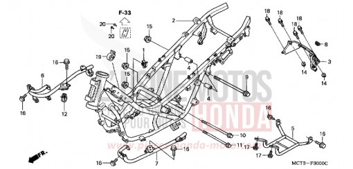 CARROSSERIE DE CHASSIS FJS600A4 de 2004